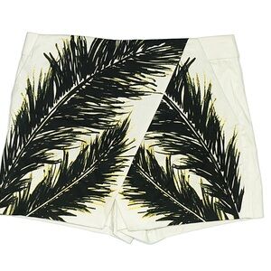VTG INC International Concepts Leaf Print Skort Tropical beach coastal